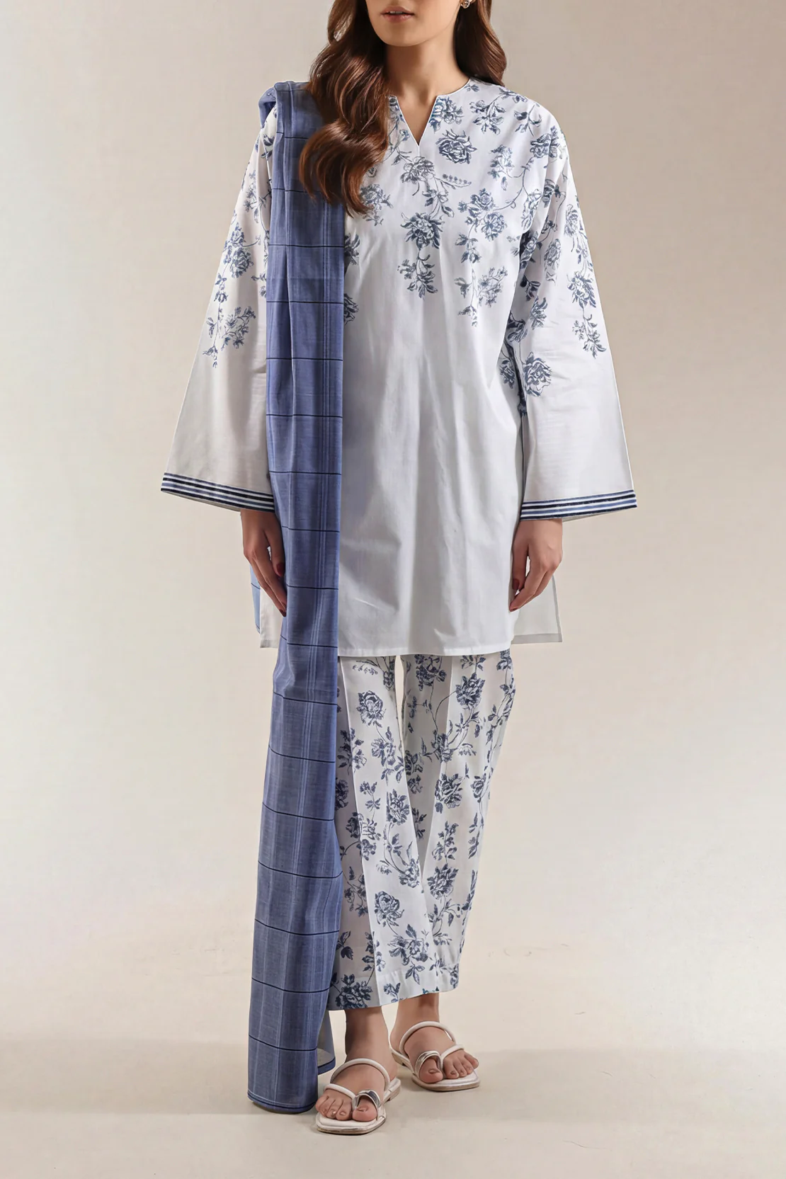 Cotton Jacquard Dupatta - Image 3