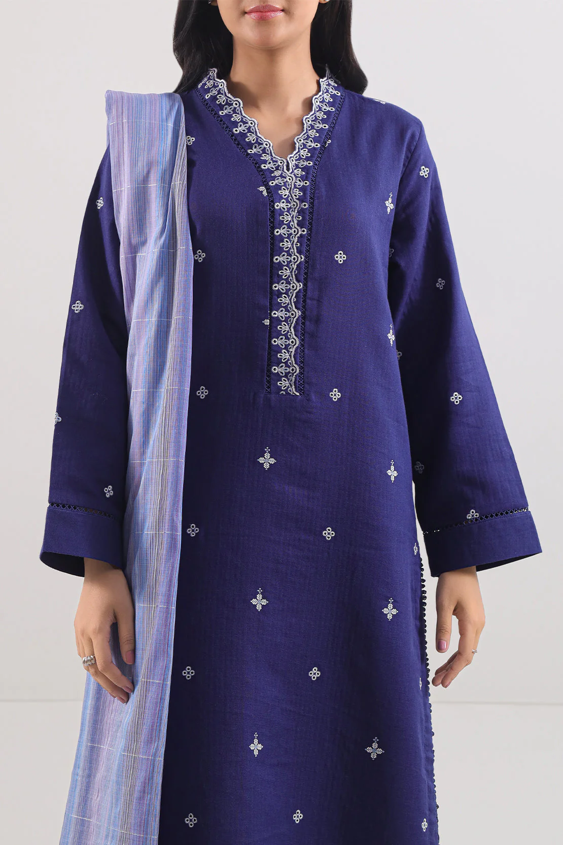 Cotton Jacquard Dupatta - Image 4