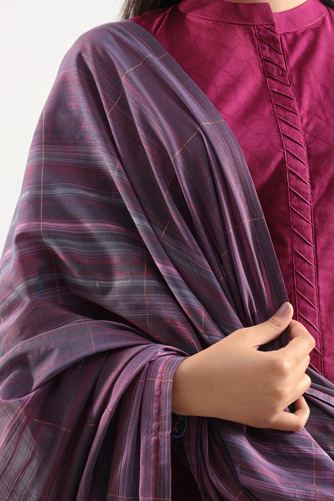 Cotton Jacquard Dupatta - Image 3