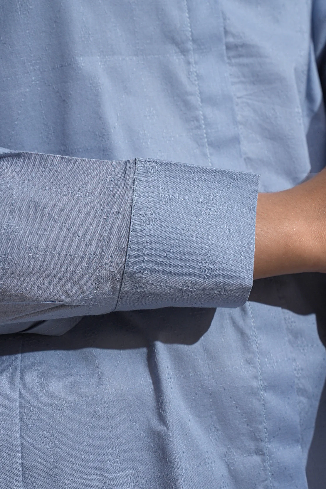 Cotton Jacquard Stitched 2 Piece (Shirt/Trouser) - Image 7