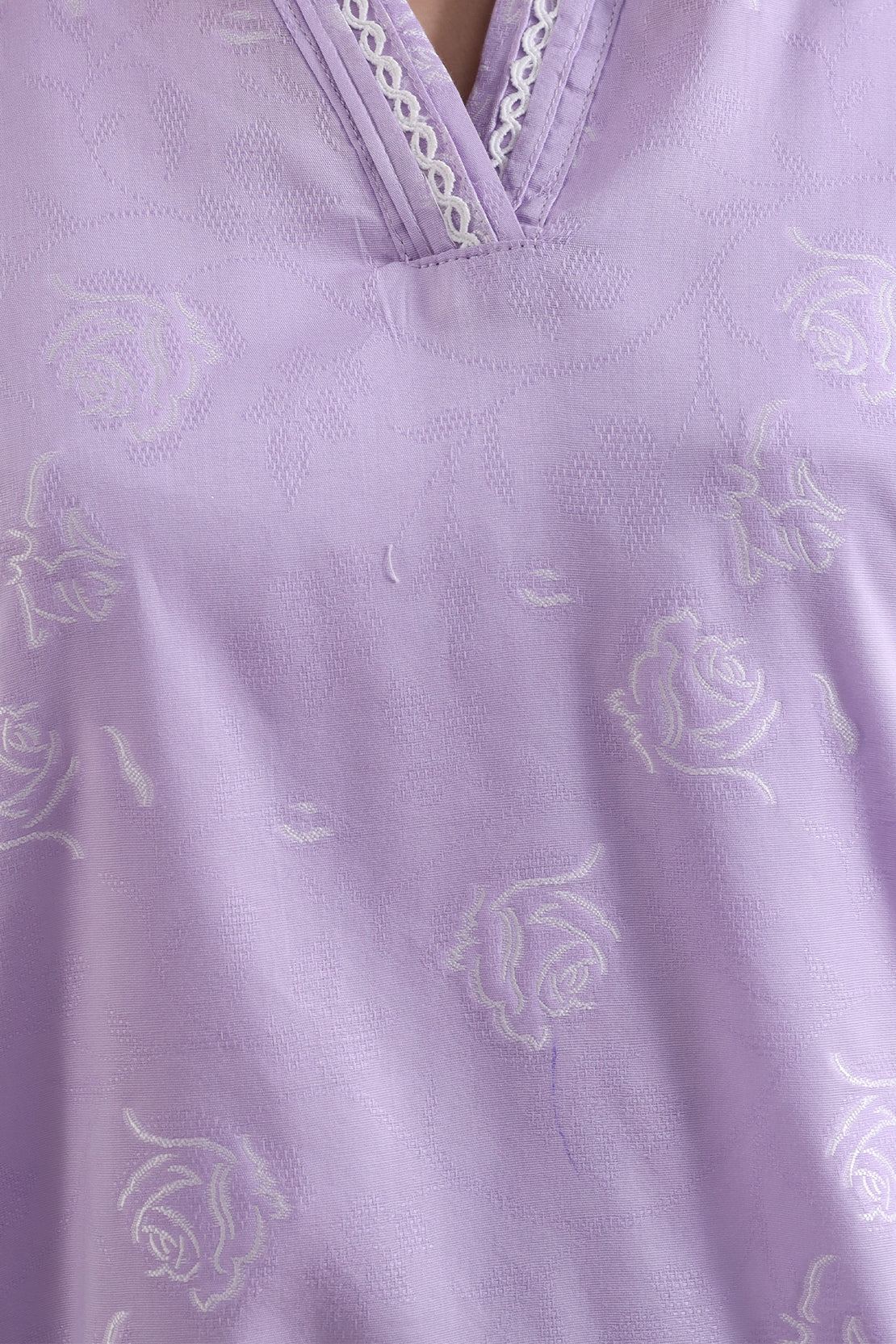 Embroidered Cotton Jacquard Stitched 2 Piece (Shirt/Trouser) - Image 4