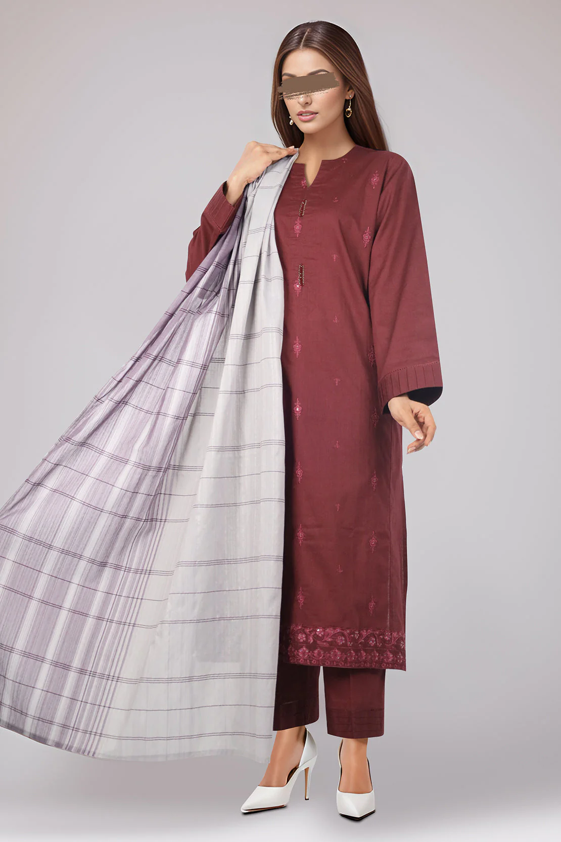 Jacquard Viscose Dupatta - Image 3