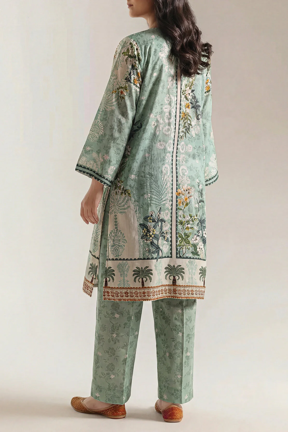 Printed Corduroy Stitched 2 Piece (Shirt/Trouser) - Image 4