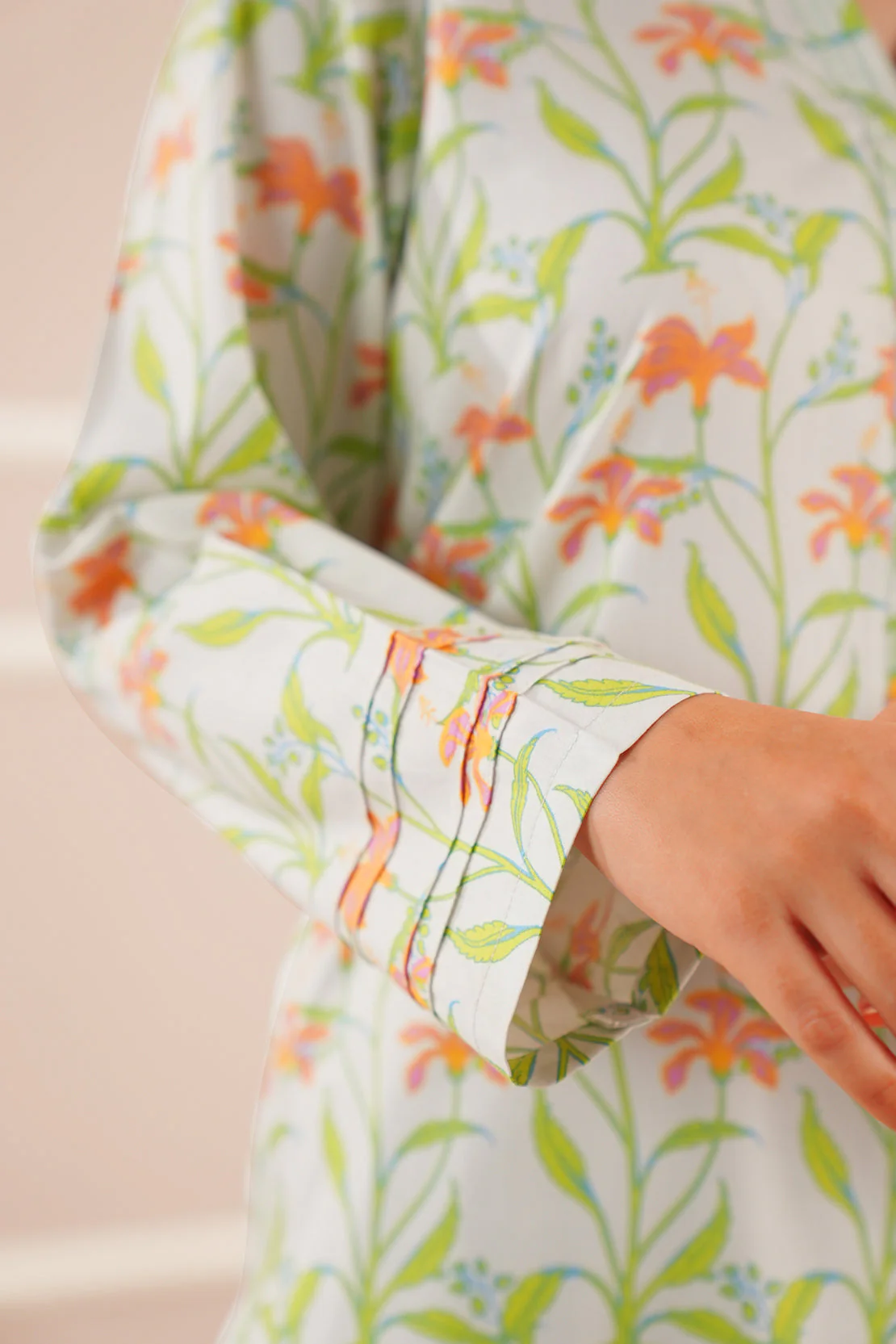 Printed Cotton Viscose Stitched Shirt - Image 7