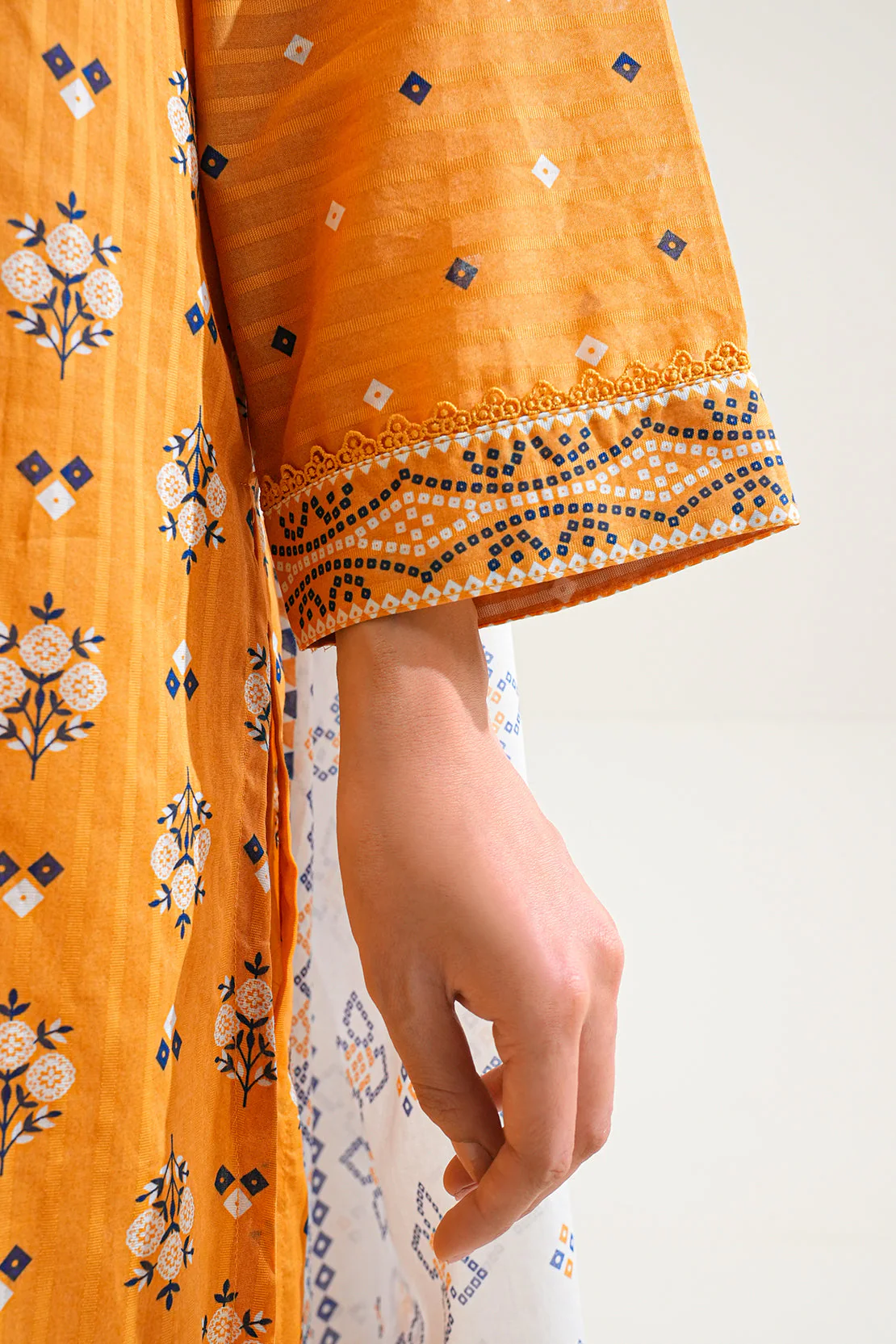 Printed Embroidered Lawn Stitched 2 Piece (Shirt/Trouser) - Image 6