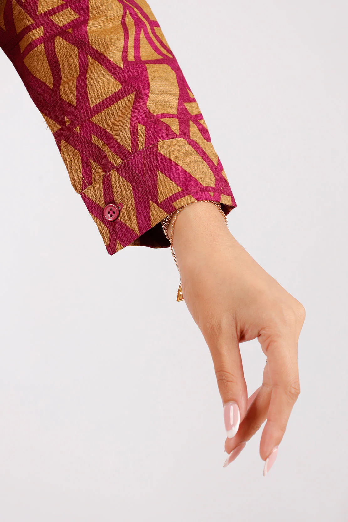 Printed Khaddar Stitched Shirt - Image 4