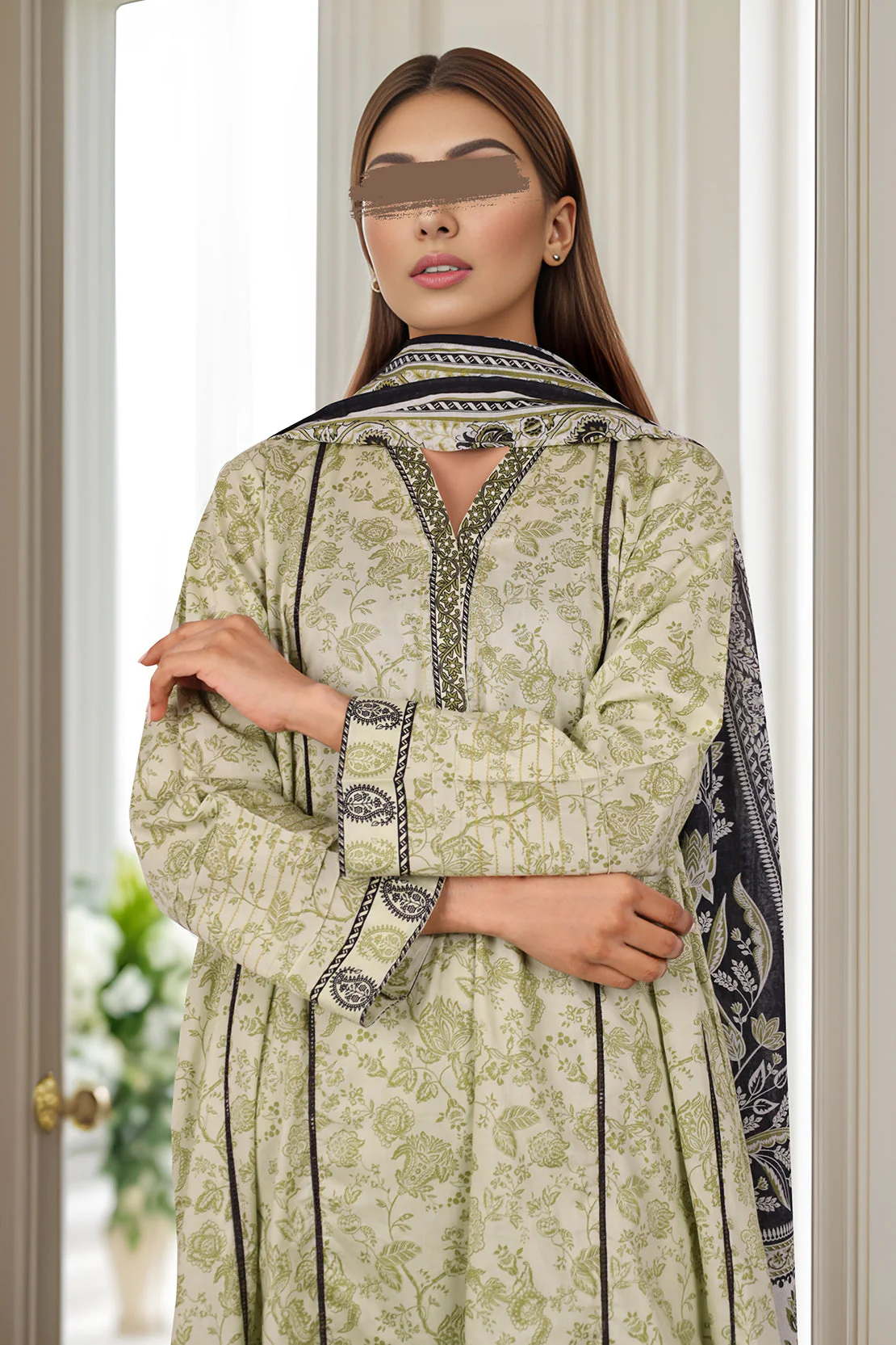 Printed Lawn Stitched 3 Piece - Image 3