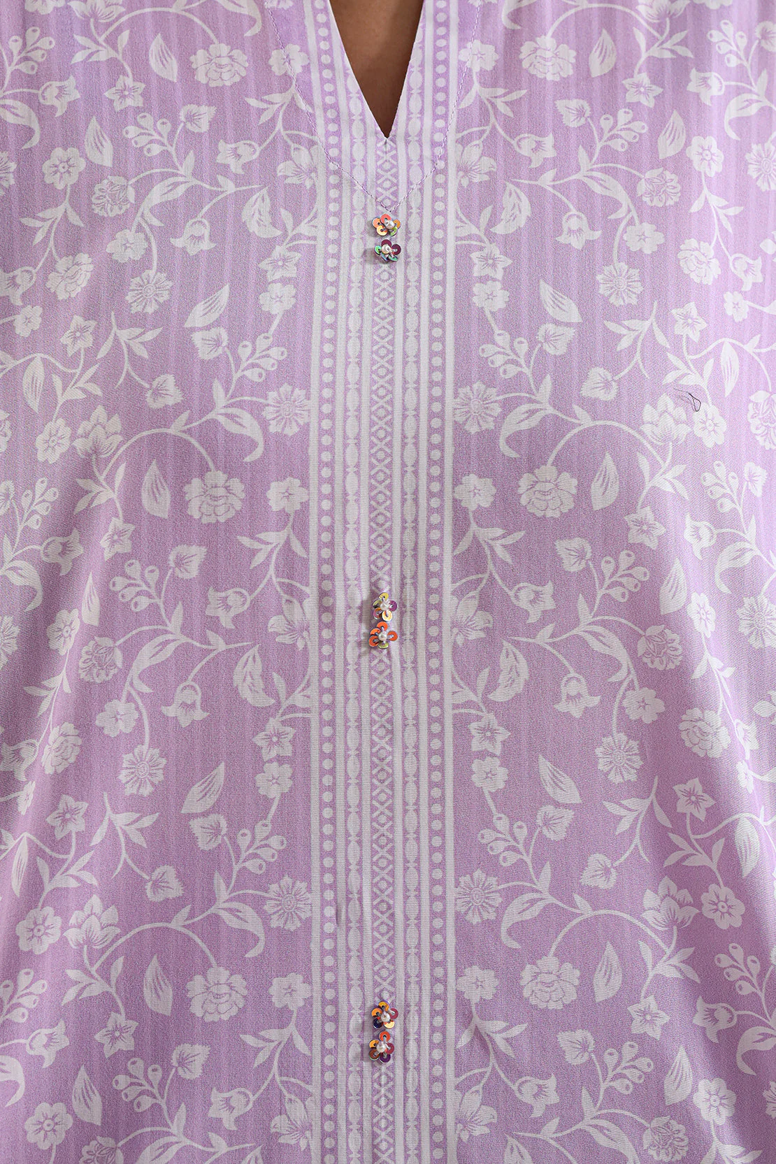 Printed Self Strip Lawn Stitched 2 Piece (Shirt/Trouser) - Image 4