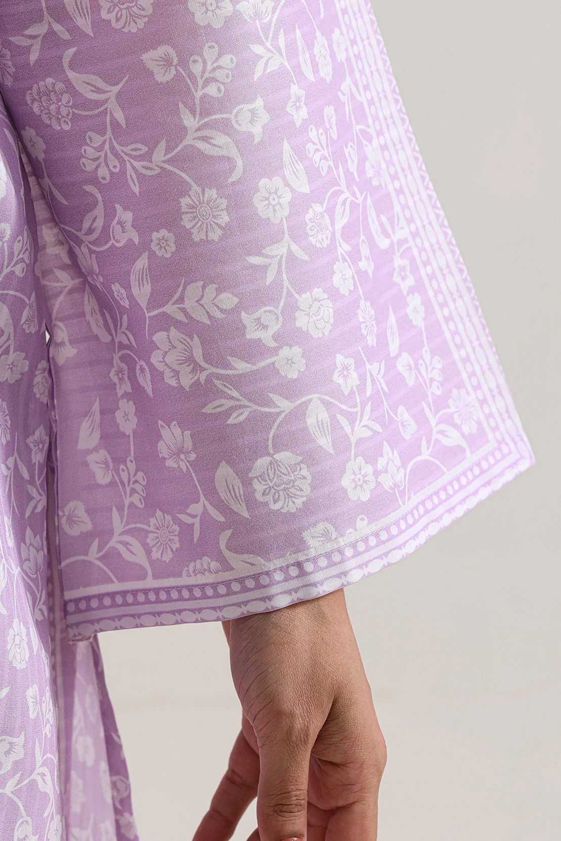 Printed Self Strip Lawn Stitched 2 Piece (Shirt/Trouser) - Image 5