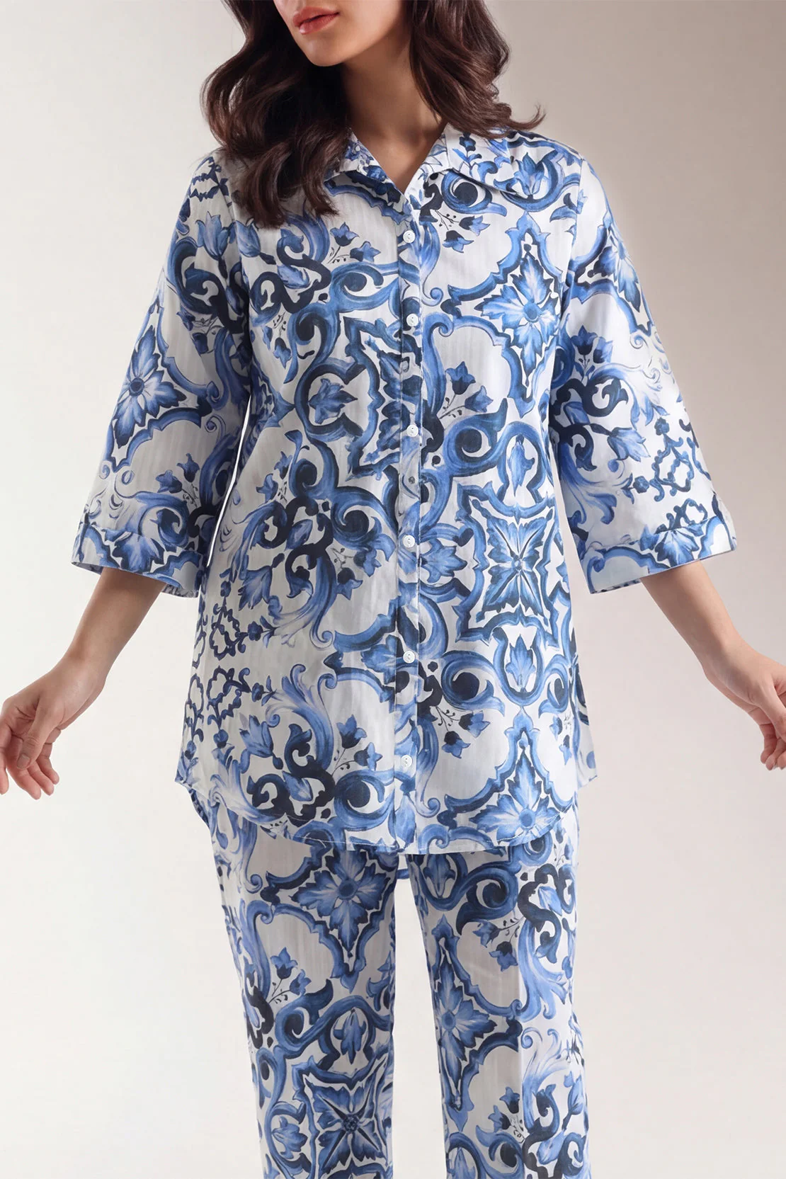 Printed Strip Lawn Stitched 2 Piece (Shirt/Trouser) - Image 3