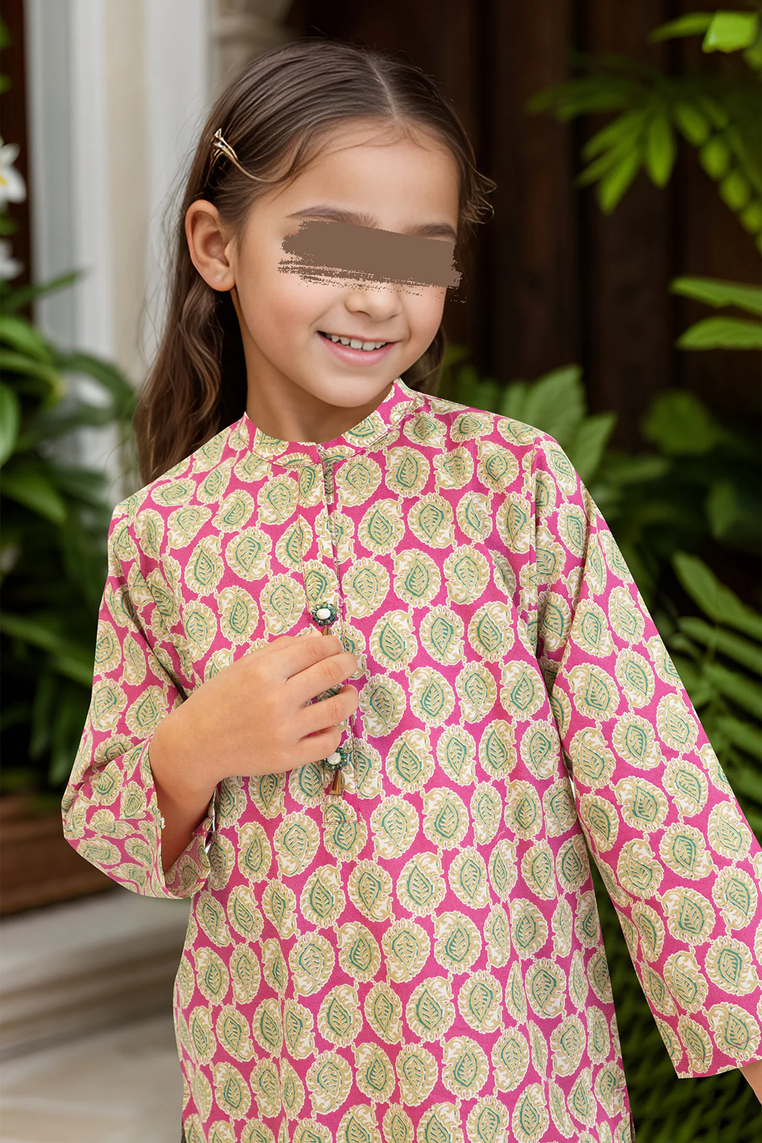 SAYA's Printed Cambric Stitched Mom And Daughter - Image 6