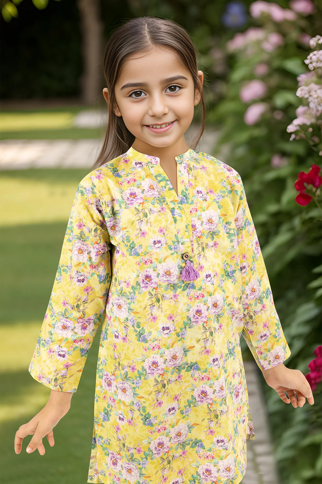 SAYA's Printed Cambric Stitched Mom And Daughter - Image 5