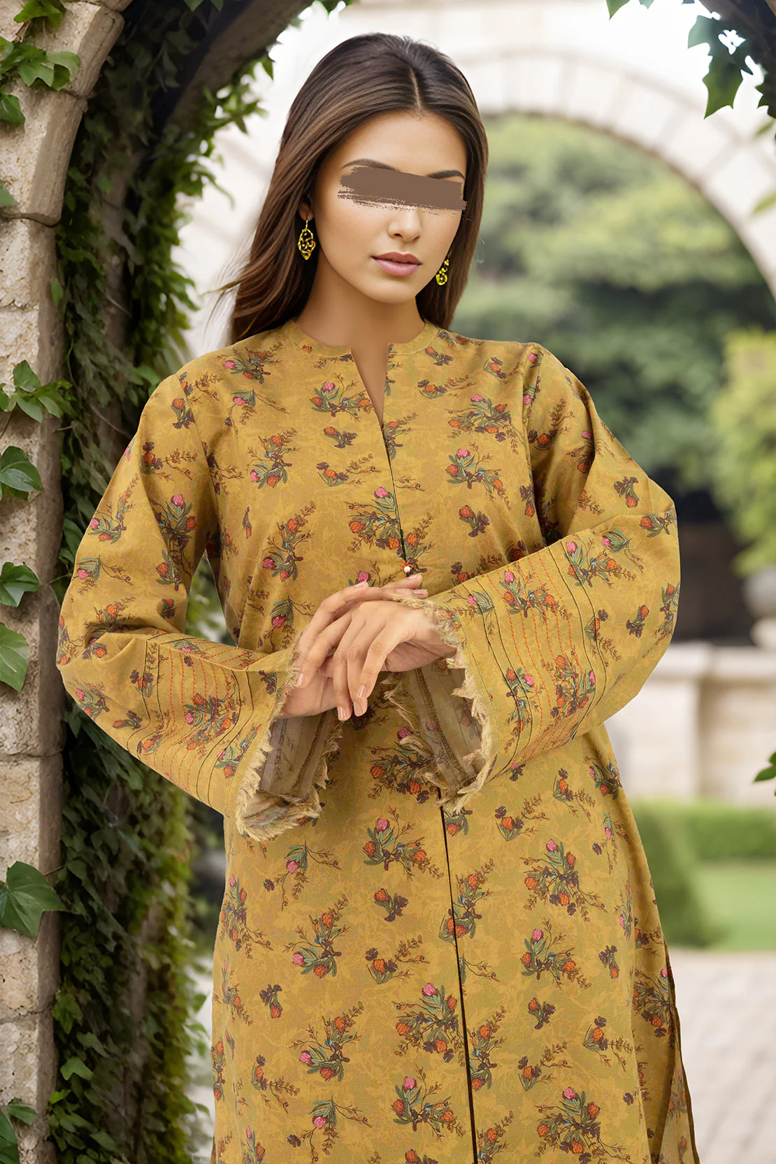 SAYA's Printed Cambric Stitched Mom And Daughter - Image 3