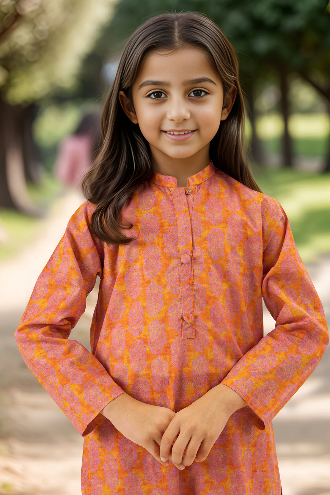 SAYA's Printed Cambric Stitched Mom And Daughter - Image 4