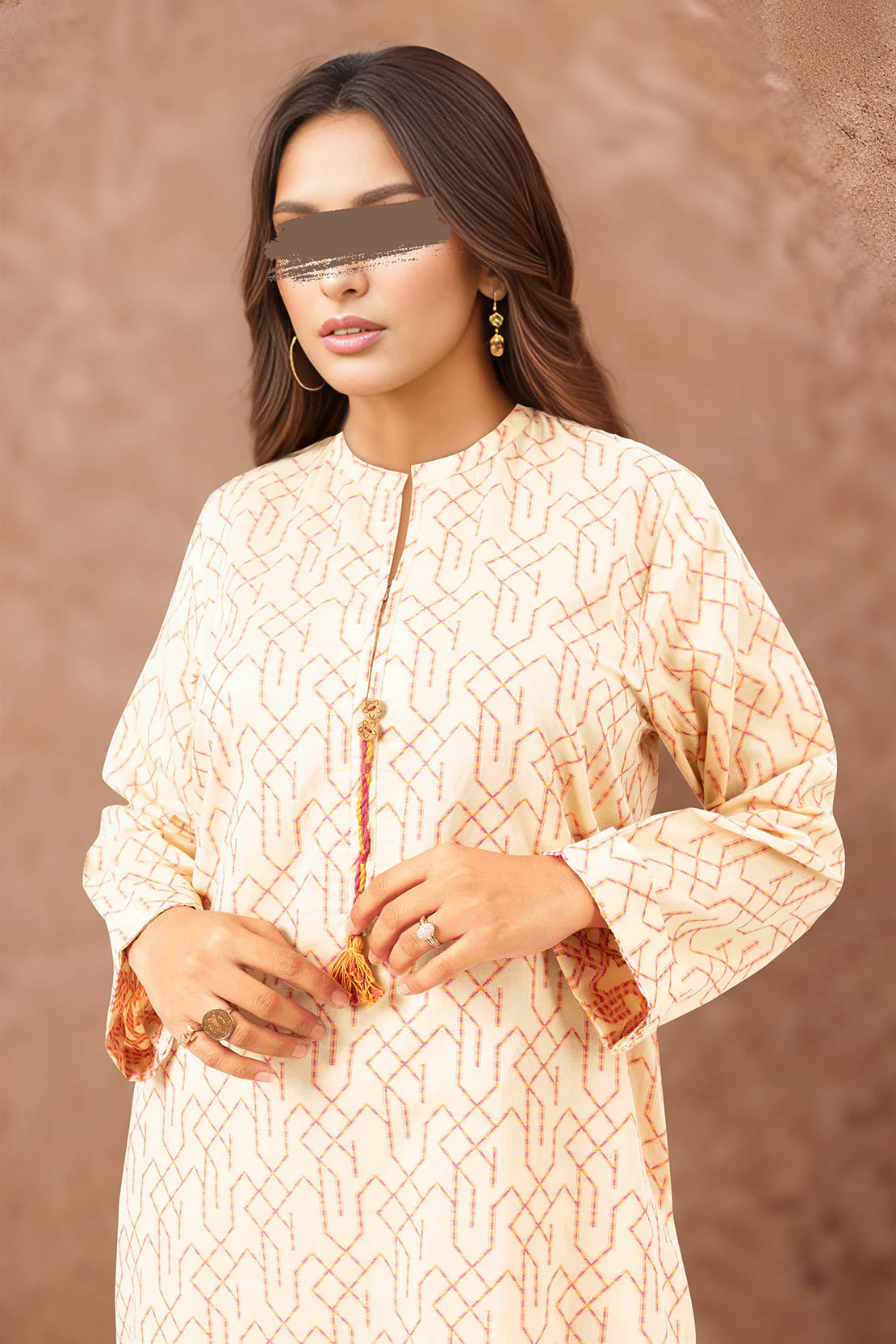 SAYA's Printed Cotton Jacquard Stitched For Mom And Daughter - Image 4