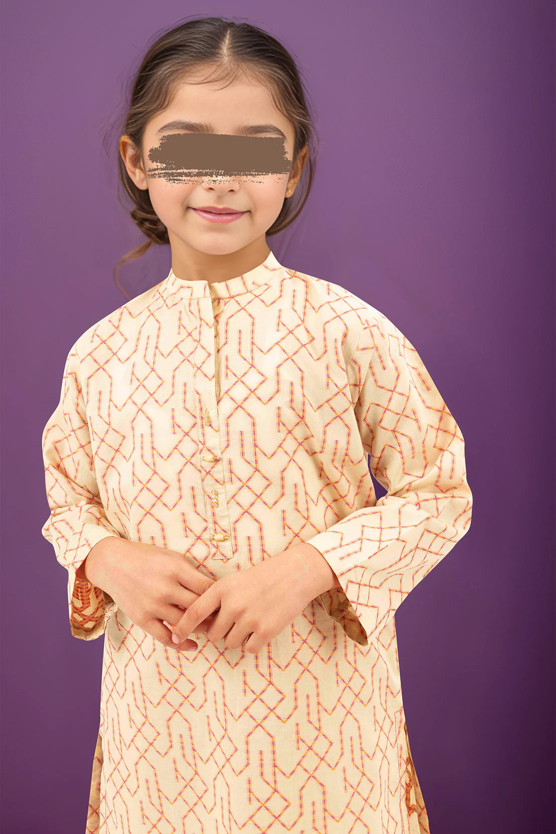 SAYA's Printed Cotton Jacquard Stitched For Mom And Daughter - Image 5