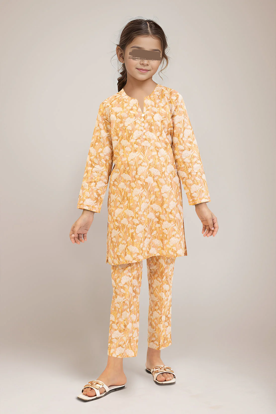 SAYA's Printed Lawn Stitched For Mom and Daughter - Image 3